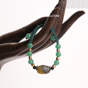 老紅玛瑙手串-4