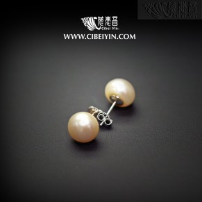 Pearl  Earrings-purple-Extra large