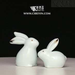 Zen Tea Pets - Brother Rabbit & Sister Rabbit