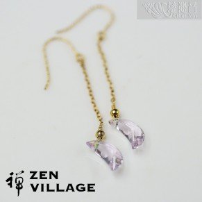 Amethyst Gold Filled Earrings