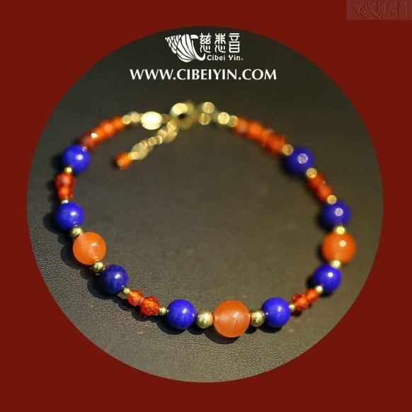 Everything goes well-South Red Agate Bracelet