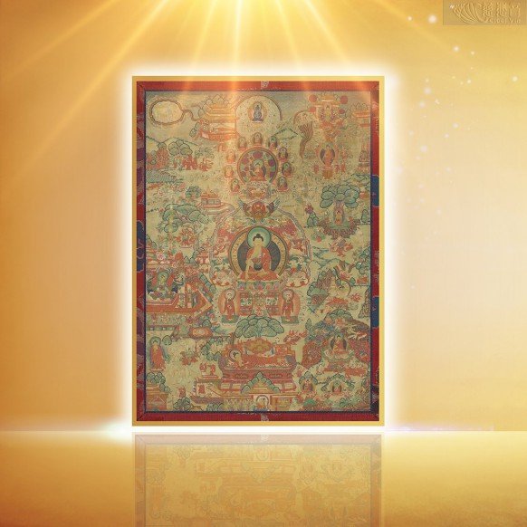 The Life of Sakyamuni Buddha Thangka(Small)