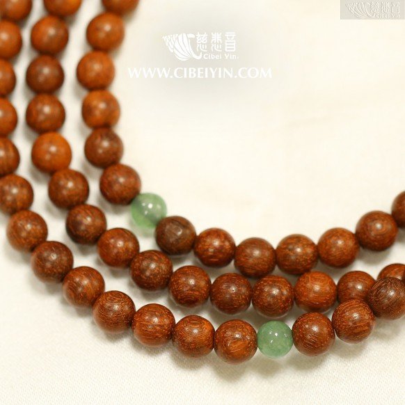 Sandalwood 108 Prayer Beads - 6mm