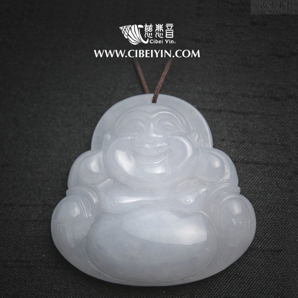  "Keep smiling" Maitreya Buddha Jade Pendant-2123