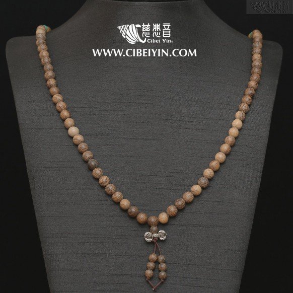 Sambo Driftwood prayer beads(8mm) 