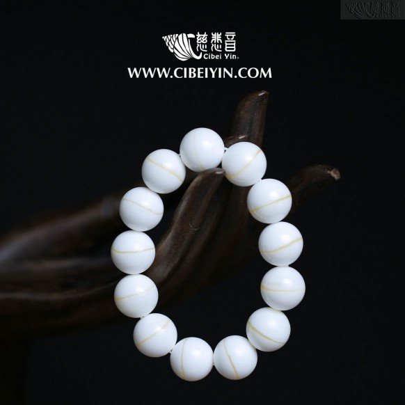 Golden Silk Tridacna Bracelet - 16mm