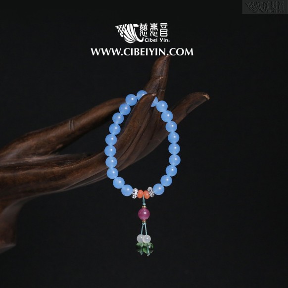 "Freedom"Aquamarine Bracelet - 8mm