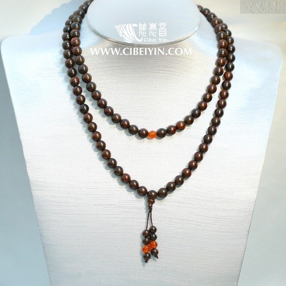 Red Sandalwood Prayer Beads-8mm