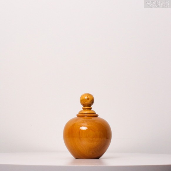 Wooden Treasure Jar-1B009