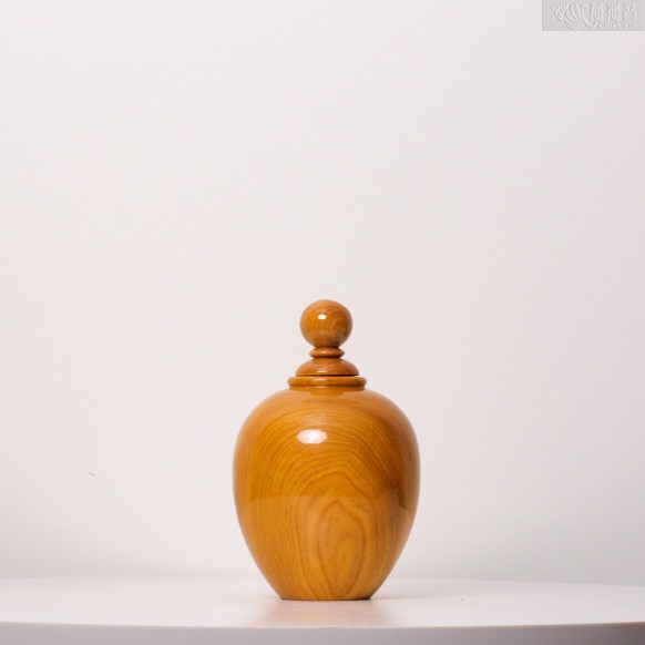 Wooden Treasure Jar-1B017
