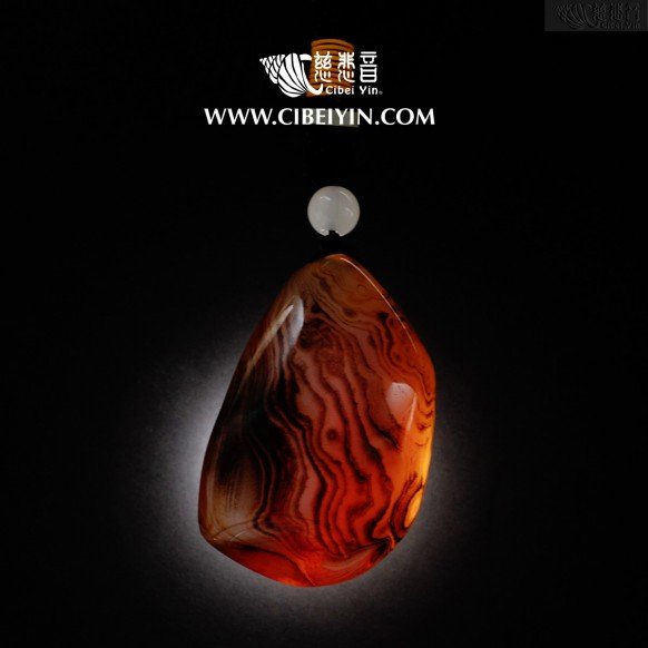 "Tiger and Tiger Breeze"Agate Handheld (middle)-014