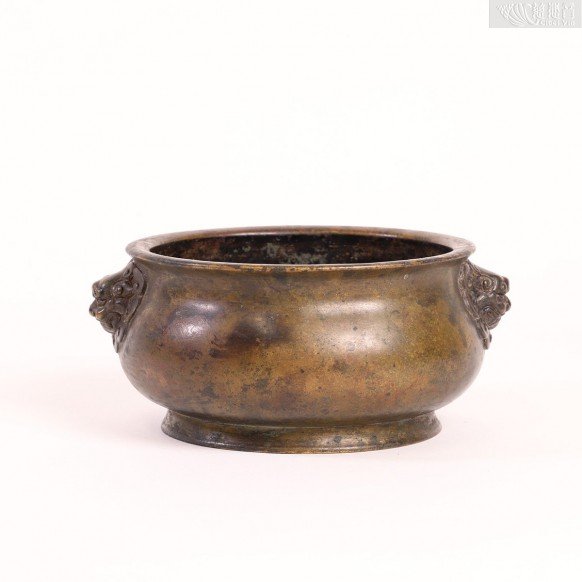 Ming Dynasty Beast-Handle Xuande Incense Burner