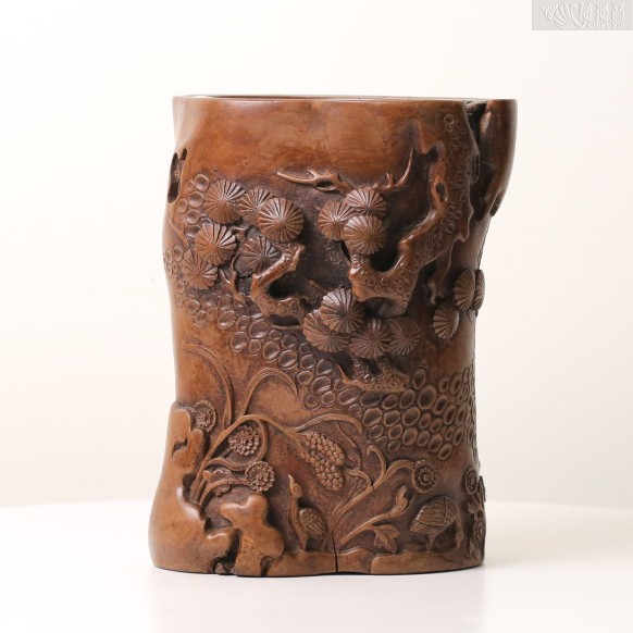 Boxwood Brush Pot
