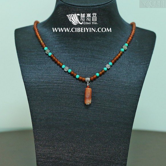 Old Agate Necklace 02-A3