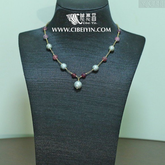 "Beaming with joy"  Freshwater Pearl Necklace