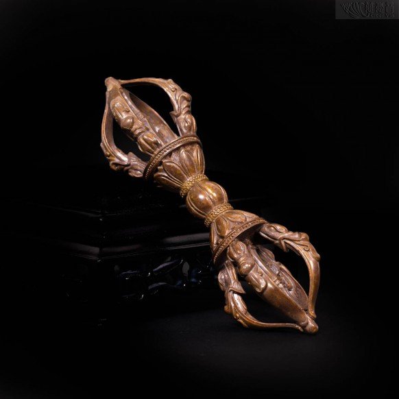 Copper Five-Strand Vajra pestles-14cm
