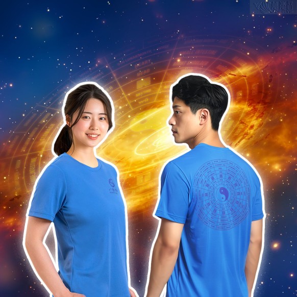 "Life Compass" Energy Bagua Quick-Dry T-shirt 