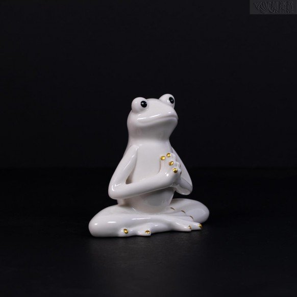Meditation Froggie – Prayer (White)